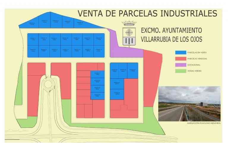 Más de 33.000 metros cuadrados de suelo industrial a la venta en Villarrubia de los Ojos