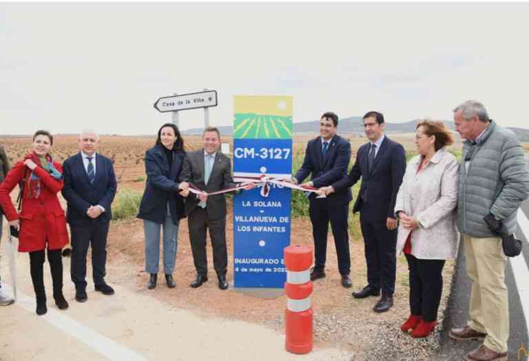 Inauguradas las 2 carreteras entre Villanueva de los Infantes y La Solana, y Villarrubia de los Ojos y Puerto Lápice