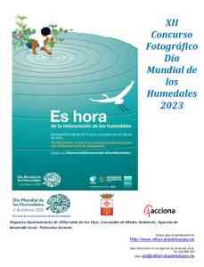 Abren los plazos del 12º Concurso Internacional de Fotografía y del primer Certamen de Dibujo “Es hora de la restauración de los humedales” en Villarrubia de los Ojos