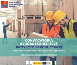 Nueva convocatoria de subvención de proyectos para autónomos y empresas de la comarca Alto Guadiana Mancha