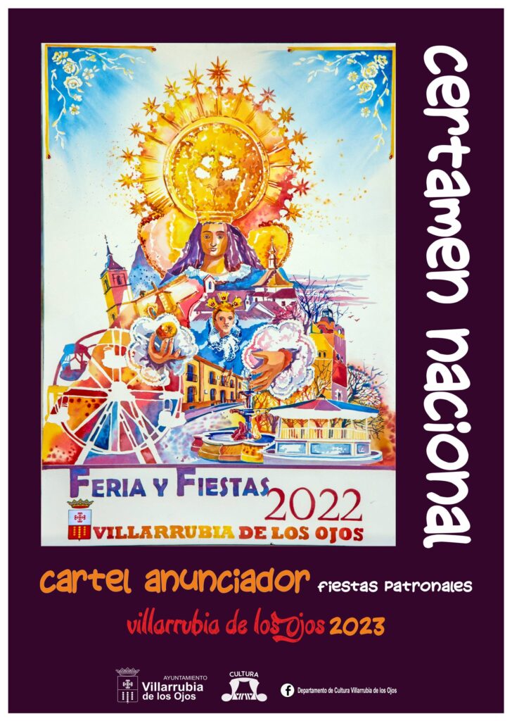 Abierto el Concurso del Cartel Anunciador de Ferias y Fiestas 2023 de Villarrubia de los Ojos hasta el 19 de julio