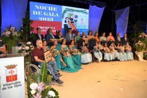 Trinidad Vallejo Alvarez pregonó las fiestas de Villarrubia donde  empadronó a su hija