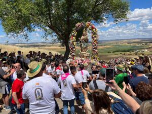 Multitudinaria Romería de la Virgen de Alarcos en Ciudad Real