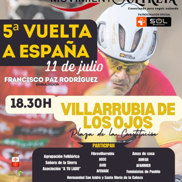 Se prepara la salida de la 5ª Vuelta a España Ultreya Más Sol, que recalará en Villarrubia de los ojos el 11 de julio