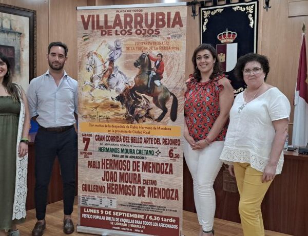 Villarrubia de los Ojos presenta su Cartel Taurino para las Fiestas Patronales en honor a la Virgen de la Sierra