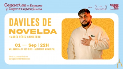 Villarrubia de los Ojos será el Escenario de Daviles de Novelda este 1 de Septiembre en un Concierto Impulsado por la Diputación