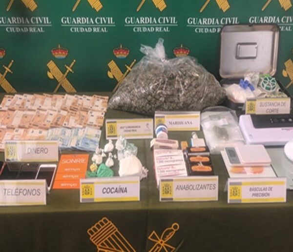 La Guardia Civil desarticula una organización criminal dedicada al tráfico de drogas en varias localidades de Ciudad Real