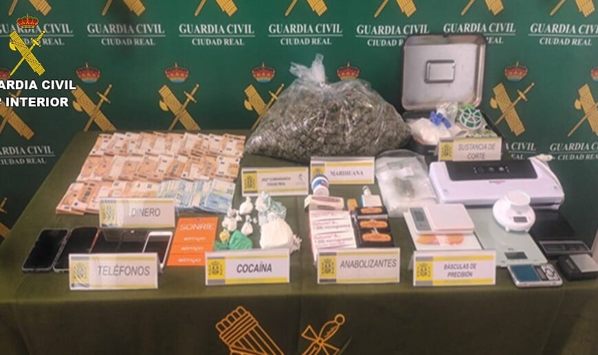 La Guardia Civil desarticula una organización criminal dedicada al tráfico de drogas en varias localidades de Ciudad Real