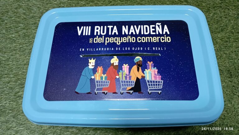 La 8ª Ruta Navideña del Pequeño Comercio de Villarrubia de los Ojos ofrece más de 2.000 euros en cheques y otros premios