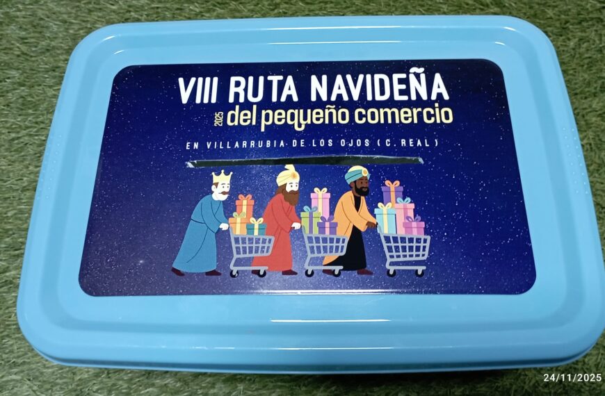 La 8ª Ruta Navideña del Pequeño Comercio de Villarrubia de los Ojos ofrece más de 2.000 euros en cheques y otros premios