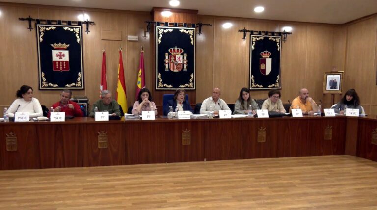 El pleno de noviembre de Villarrubia de los Ojos aprueba por unanimidad solicitar la moratoria del pago del canon del agua