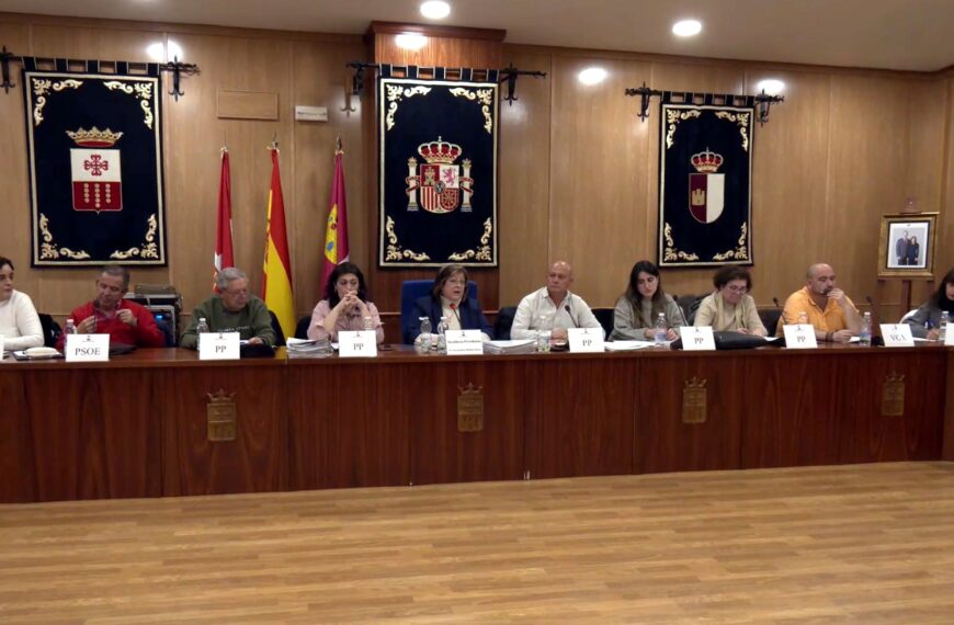 El pleno de noviembre de Villarrubia de los Ojos aprueba por unanimidad solicitar la moratoria del pago del canon del agua