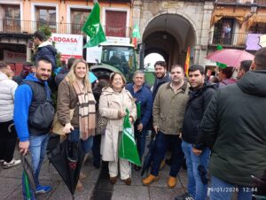 Agricultores de Villarrubia de los Ojos se suman a la manifestación agraria y ganadera de Toledo