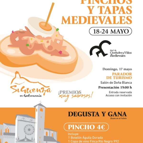 Sigüenza convierte su historia en sabor en el XVII Concurso Memorial Santos García Verdes de Pinchos Medievales