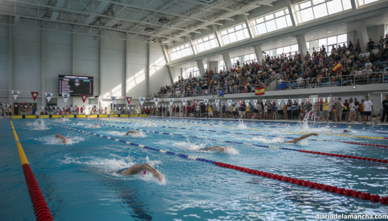 Ciudad Real acoge el campeonato regional de natación con 400 deportistas de toda la región