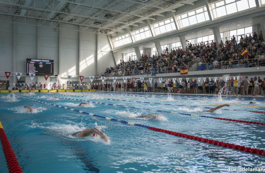 Ciudad Real acoge el campeonato regional de natación con 400 deportistas de toda la región